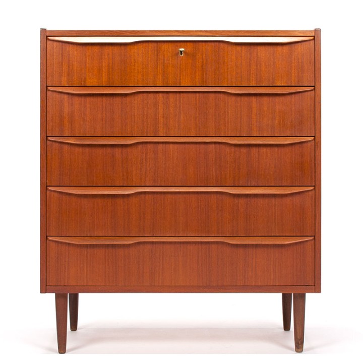 Chest of drawers Danish Mid-Century vintage from the 1960s