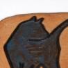 Wandtegel vintage Deens ontwerp met katten van Hildegon ALS