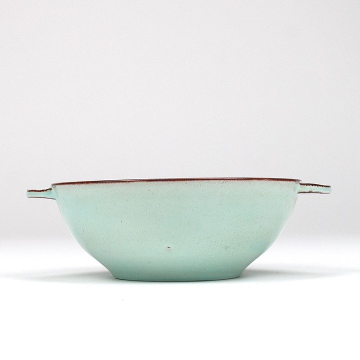 Zaalberg ceramic vintage green bowl