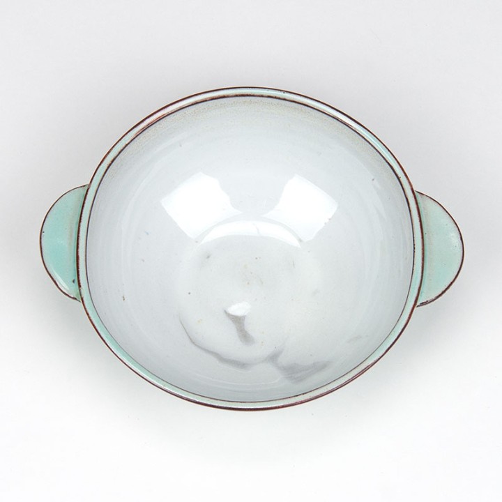 Zaalberg ceramic vintage green bowl