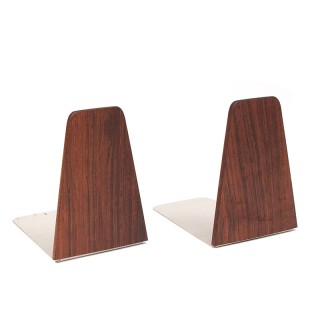 Rosewood set of 2 vintage bookends