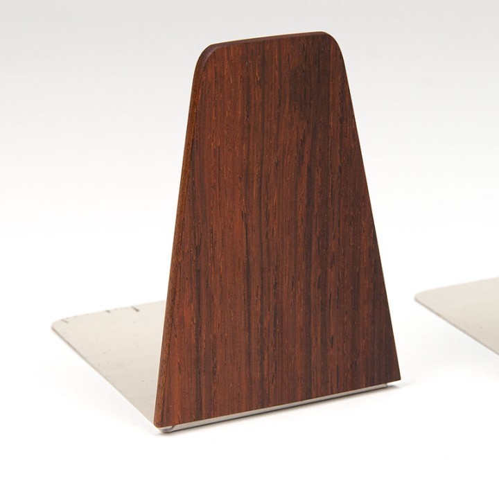 Rosewood set of 2 vintage bookends