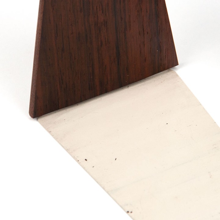 Palissander set van 2 vintage boekensteunen