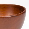 Large model Danish teak vintage serving bowl