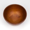 Large model Danish teak vintage serving bowl