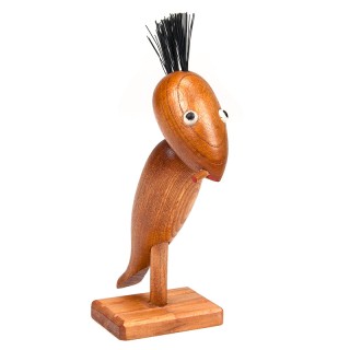 Vintage Deens Vogel figuur als kurkentrekker en opener