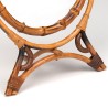Bamboo vintage round table model mirror