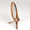 Bamboo vintage round table model mirror