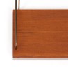 Mid-Century vintage Deense teakhouten boekenplank