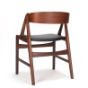 Deense Mid-Century vintage stoel ontwerpen Henning Kjaernulf