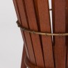 Mid-Century vintage teakhouten plantenbak op 3-poot