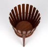 Mid-Century vintage teakhouten plantenbak op 3-poot