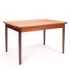 Vintage Danish extendable teak dining table 1960s