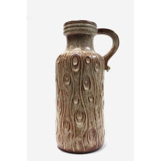 West-Germany vaas licht bruin - Retro Studio