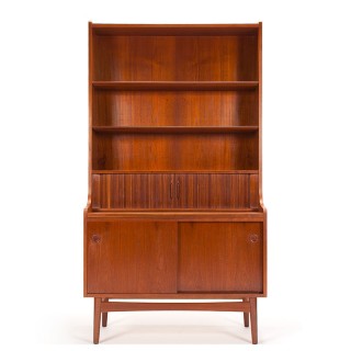 Johannes Sorth Mid-Century Danish vintage bookcase