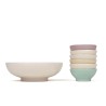 Vintage peanut set in pastel-colored ceramic