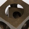 Brass Mid-Century vintage cube object
