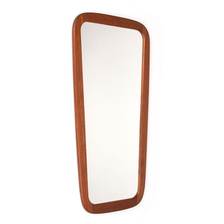 Mid-Century Danish vintage teak mirror
