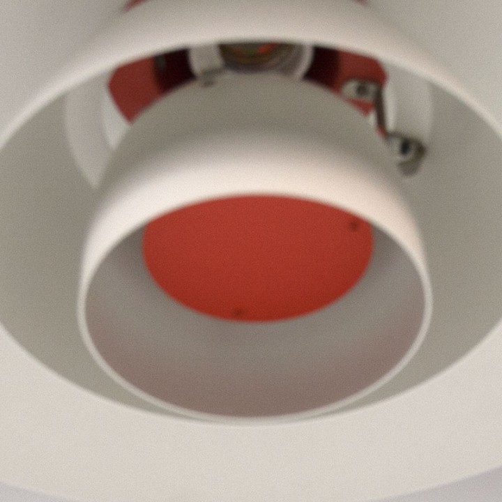 Louis Poulsen PH 4/3 model vintage hanglamp met diffuser