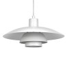 Louis Poulsen PH 4/3 model vintage pendant lamp with diffuser