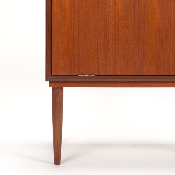 Mid-Century small bar cabinet in teak from the Aggersund
