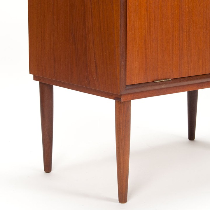 Mid-Century barkastje in teak uit de Aggersund Møbelfabrik