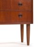 Teak Mid-Century Deens vintage ladekastje met 5 lades