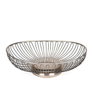 Metalen vintage brood- en of fruitmand