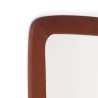 Small model Danish teak vintage mirror