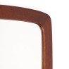 Small model Danish teak vintage mirror