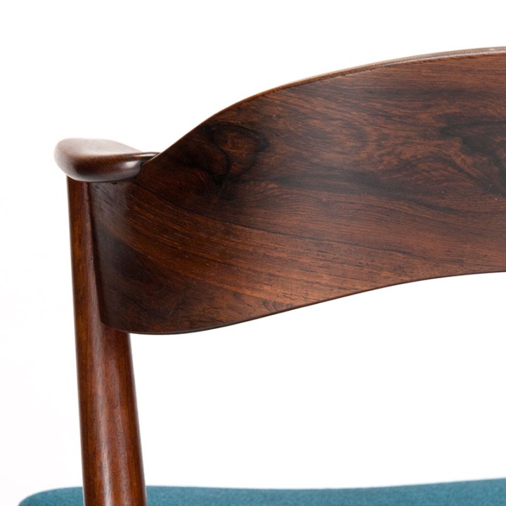 Palissander model 32 Mid-Century stoel Korup Stolefabrik