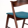 Palissander model 32 Mid-Century stoel Korup Stolefabrik