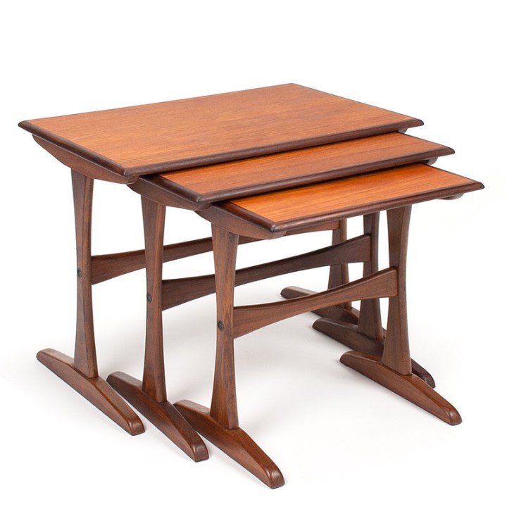 Mid-Century Modern Danish vintage nesting tables