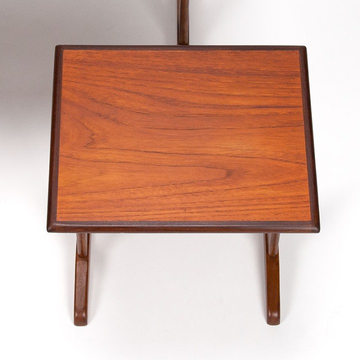 Mid-Century Moderne Deense vintage nesttafels