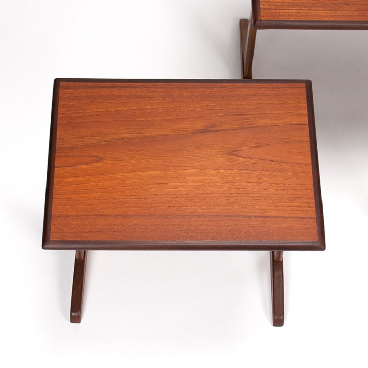 Mid-Century Moderne Deense vintage nesttafels