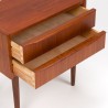 Danish Modern vintage small chest of drawers in teak