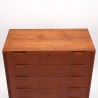 Large Mid-Century Modern Danish Vintage Chest of Drawers