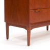 Groot model Mid-Century Moderne Deense vintage ladekast