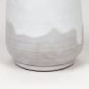 White glazed vintage vase from Mobach Utrecht
