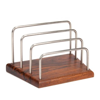 Palissanderhouten Mid-Century Deense brievenhouder