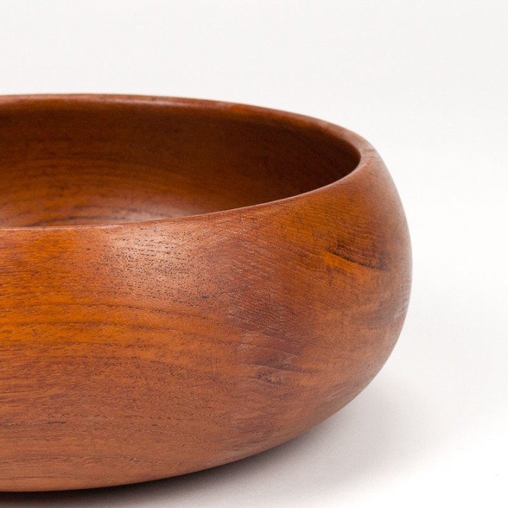 Vintage Mid-Century teak serving/ fruit bowl