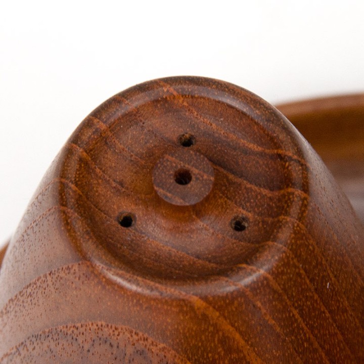 Wiggers Denmark vintage peper en zout stel in teak