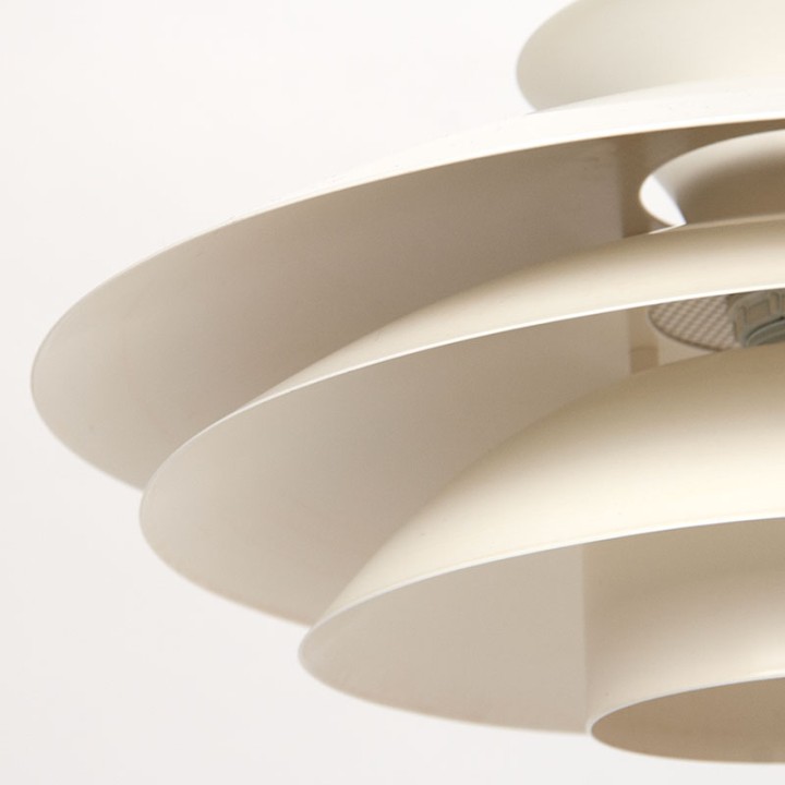 Danish Mid-Century metal vintage pendant lamp