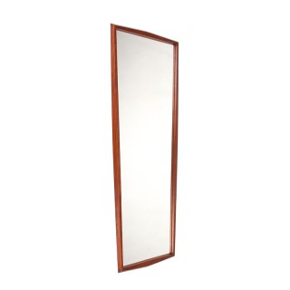 Jansen Spejle Danish vintage design mirror in teak