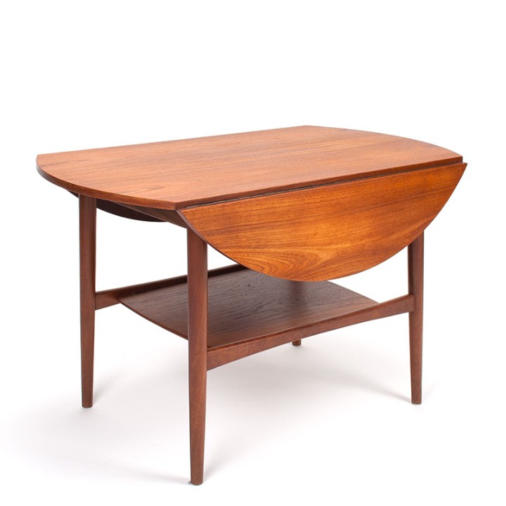 Mid-Century Danish teak coffee/side drop leaf table