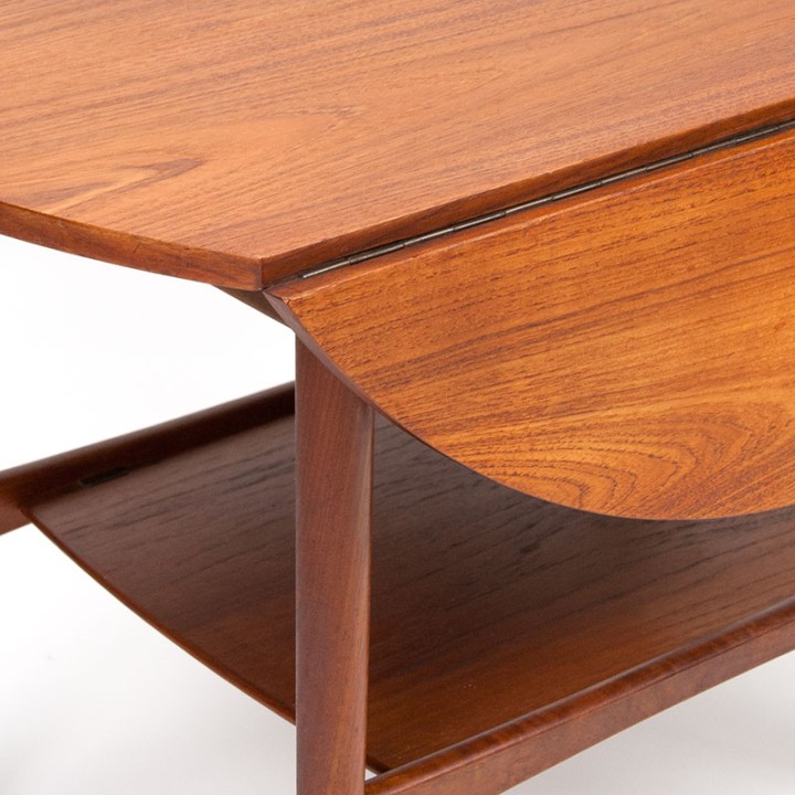 Mid-Century Danish teak coffee/side drop leaf table