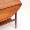 Mid-Century Danish teak coffee/side drop leaf table