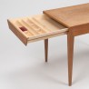 Severin Hansen eiken vintage bijzettafel met lade