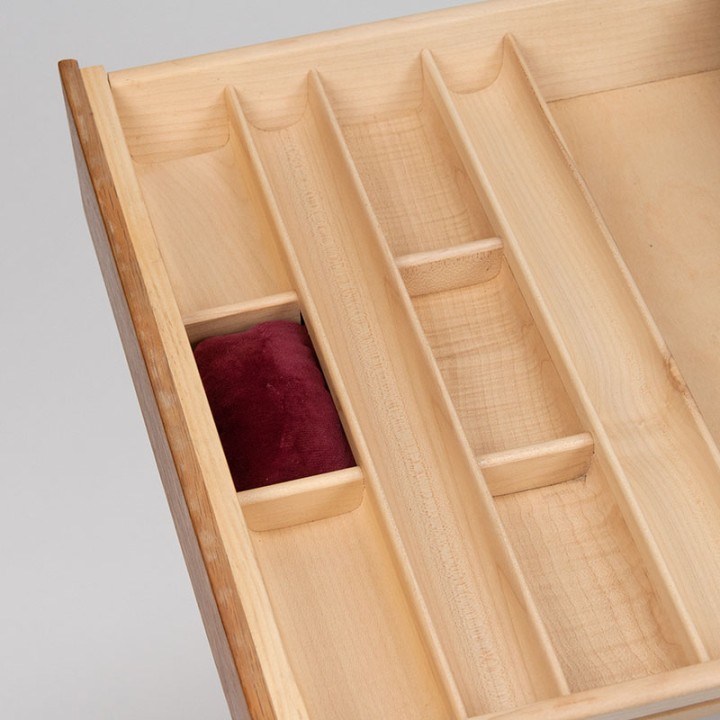 Severin Hansen eiken vintage bijzettafel met lade