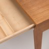 Severin Hansen oak vintage side table with drawer